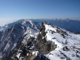 白馬山頂から剣岳を望む 白馬山頂から剣岳を望む